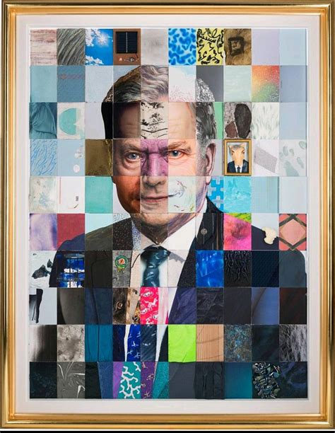 It's more like the president of finland has a human called sauli niinistö. The new official portrait of the Finnish president Sauli ...