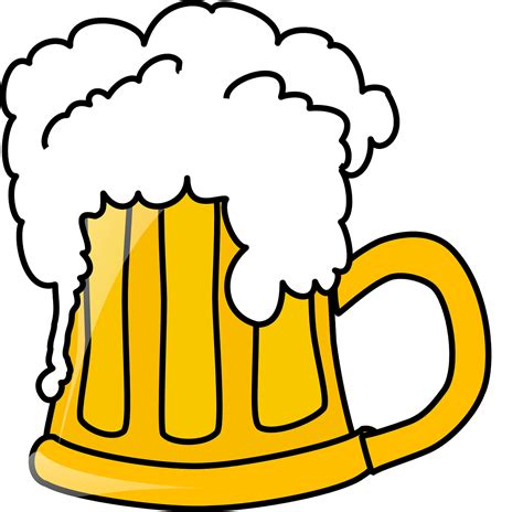Espuma Taza Cerveza Gráficos vectoriales gratis en Pixabay Dibujos