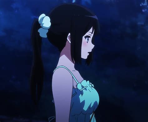 Aesthetic Blue And Gif Image Aesthetic Anime Cute Anime Character Blue Anime