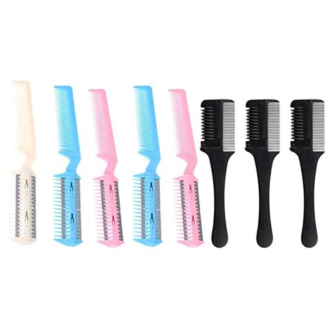 Beaupretty 8pcs Hair Razor Comb Foldable Double Sided
