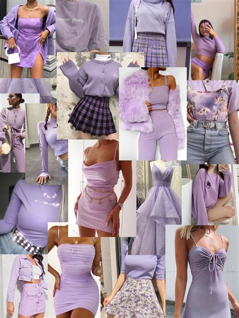 Purple Fashion In 2020 Aesthetic Clothes Fashion Purple Fashion