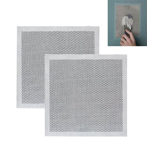 2pc Drywall Repair Patch Fix Wall Hole Ceiling Damage Self Adhesive