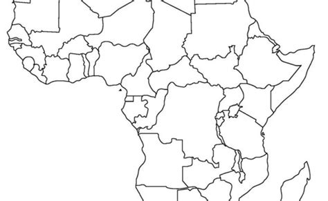 Africa Map Quiz Printable Printable Maps Otosection