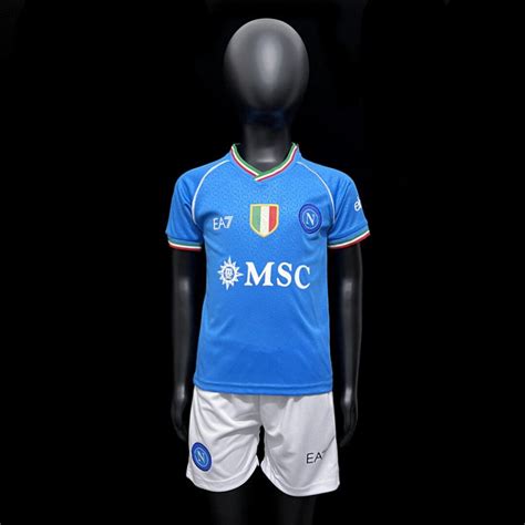 Napoli Kids Kit 2023 2024 New Home Jersey Soccer Shirt Etsy
