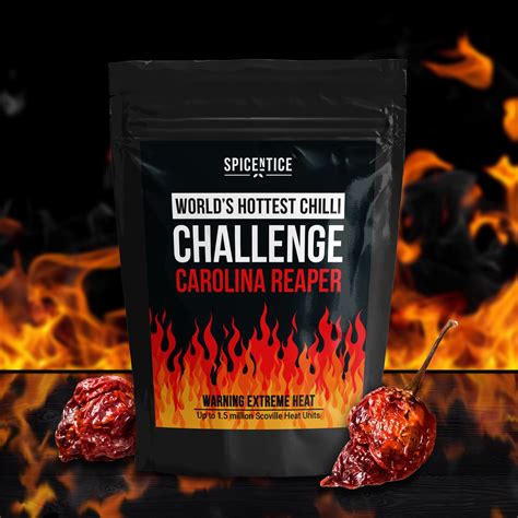 world s hottest chilli challenge carolina reaper chilli spicentice spicentice ltd