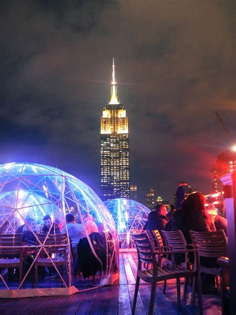 Gtgl Snippets The Igloos At 230 Fifth Rooftop Bar — Get