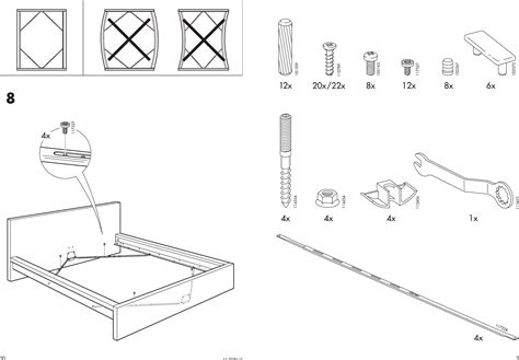 Ikea Malm Double Bed Assembly Instructions Hanaposy