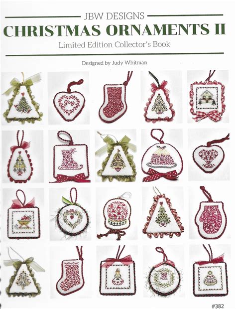 Counted Cross Stitch Pattern Christmas Ornaments Collection Ii
