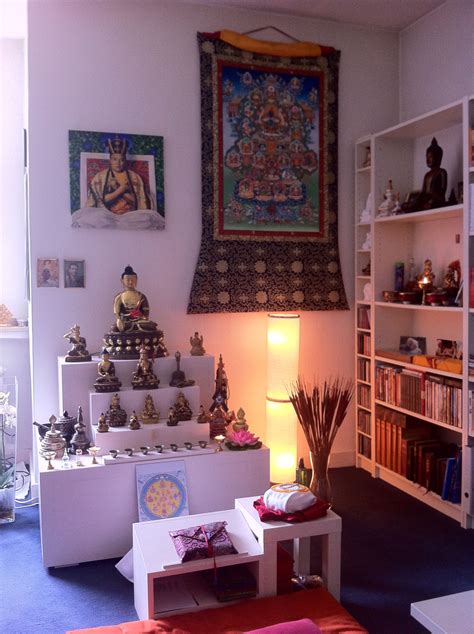 Altar Meditation And Reading Room At Home Meditation Rooms