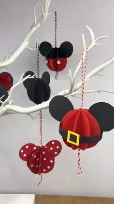 From Simple Paper To Mickey Mouse Mickey Mouse Crafts Mickey Mouse Ornaments Disney