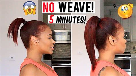 How To Get Long Hair In 5 Min Without Weave Hair Hacks Youtube
