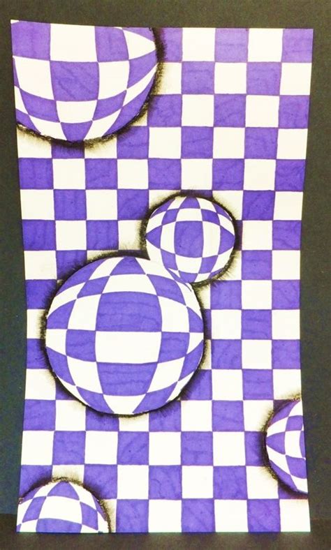 40 Examples Of Optical Illusion Art And Painting Op Art Lessons
