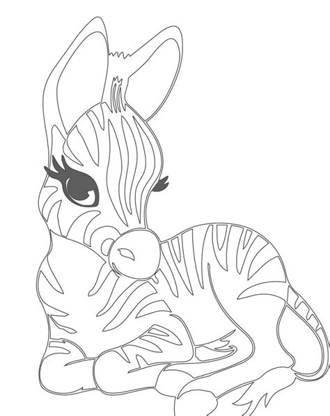 The zebra is a funny animal with its stripes on its body. Zebra Head Coloring Pages at GetColorings.com | Free ...