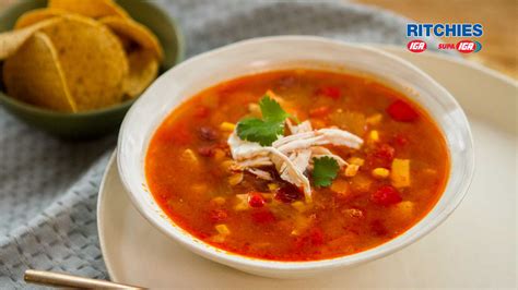 Spicy Mexican Style Chicken Soup Love Food