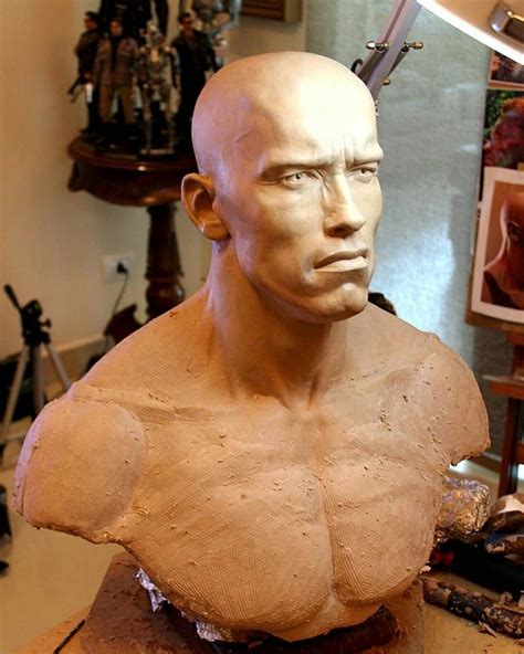 Jaw Dropping 11 Scale Arnold Schwarzenegger Bust Sculpted By Artist