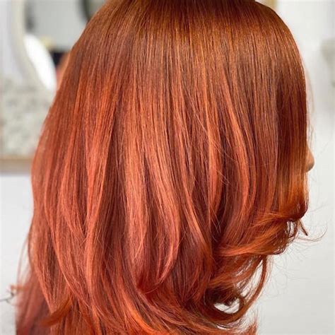 Orange Copper Hair Color Home Interior Design