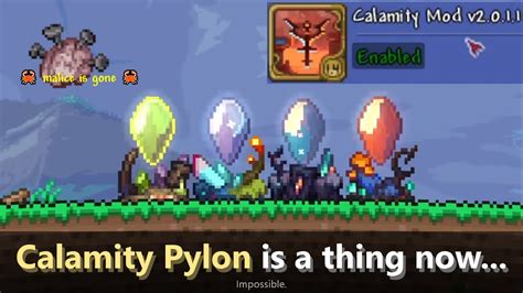 Terraria Calamity Mod Now Has Pylons ─ Calamity 2 0 1 1 Update Removed And Added These