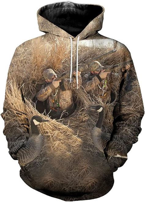 3d All Print Duck Hunting Latest Zipper Hoodie Fashion Sweatshirt