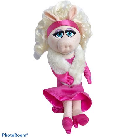 Disney Store Miss Piggy 20 Muppets Glamour Plush Doll Stuffed Pink