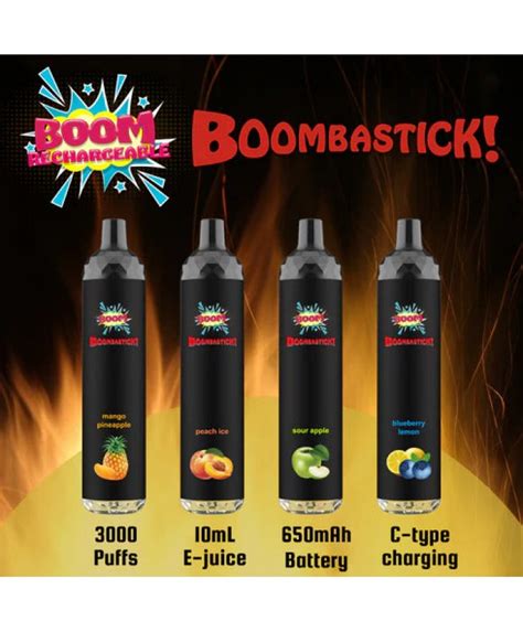 Boom Boombastick Rechargeable Disposable Vape Disposable E Cigs