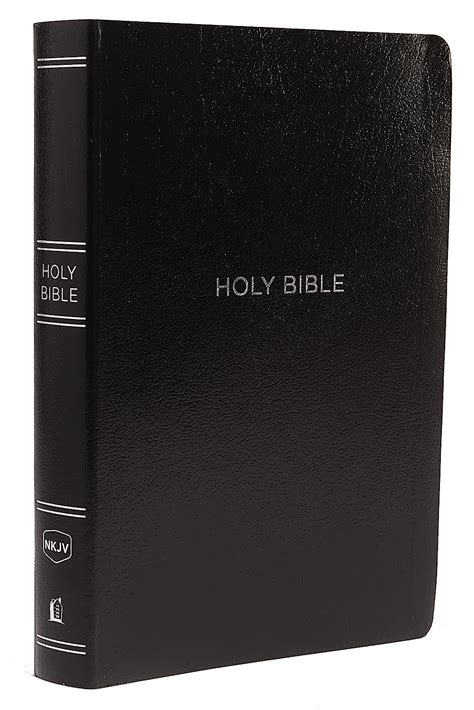 Holy Bible New King James Version Black Leatherflex Giant Print