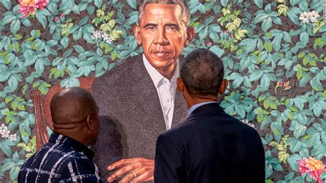 African American Portrait Artist Can T Ignore Decision President Barack And Michelle Obama