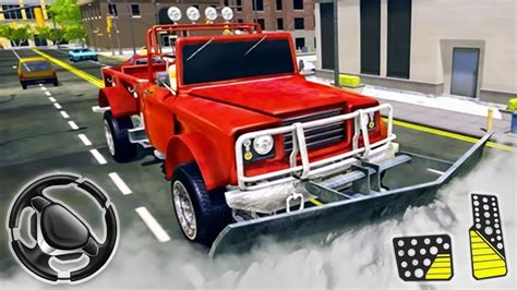Snow Blower Games Dump Truck And Excavator Driver Simulator Android Gameplay Youtube