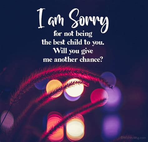 Sorry Mom Apology Quotes For Mother Wishesmsg