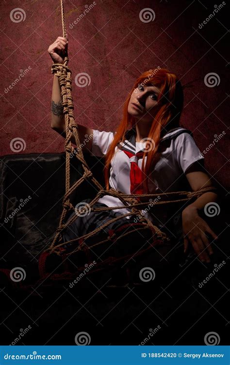 Anime Con Nudos Shibari Foto De Archivo Imagen De Deseo