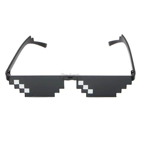 1pair Cool 3 Bit Mlg Pixelated Sunglasses Deal With It Glasses Mosaic Pixel Sunglasses
