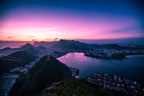 Sunset Rio De Janeiro Sunset At Pão De Açúcar Sugarloaf Flickr