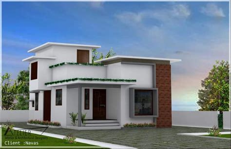 1152 Sq Ft 2bhk Single Floor Modern House And Plan Home Pictures