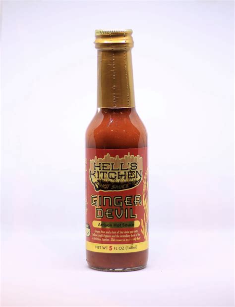 Ginger Devil Hell S Kitchen Hot Sauce