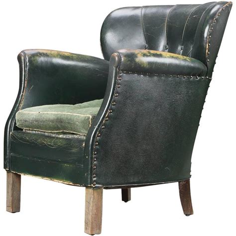 Small club chairs for small spaces. Danish 1930s Small Scale Club Chair in Tufted Patinated ...