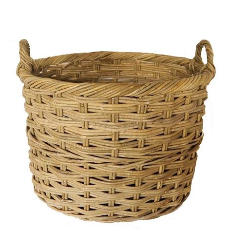Chunky Rattan Basket By Idyll Home Ltd