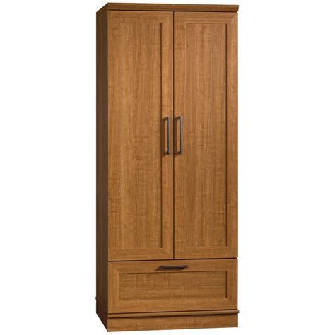 Sauder Homeplus Storage Cabinet In Sienna Oak