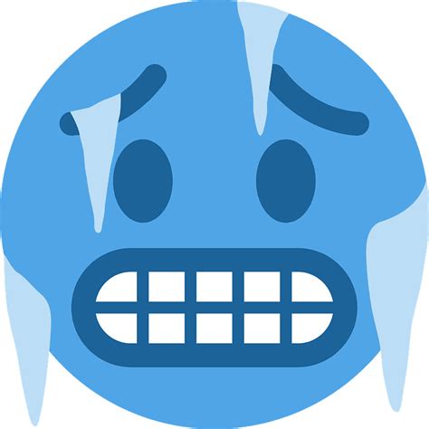 Cold Face Emoji Clipart Free Download Transparent Png Creazilla