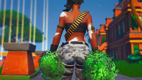 New Thicc Bandolette Skin Shows Her Camouflage Butt 😍 ️ Fortnite