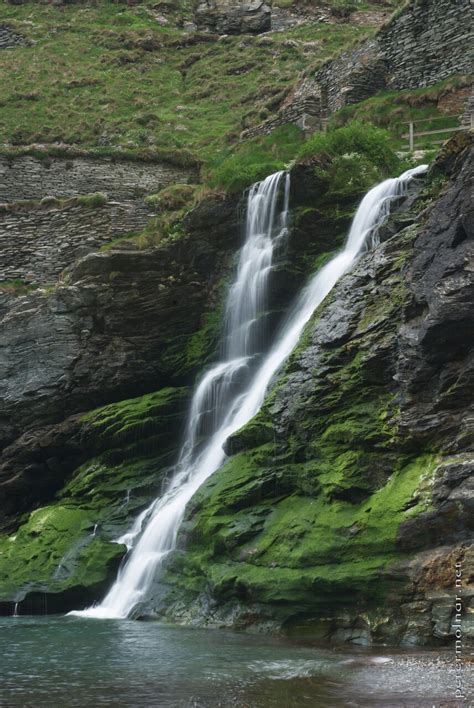South West England Waterfall Of Tintagel