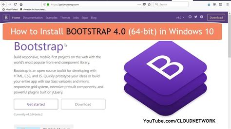 How To Download And Install Bootstrap V400 64 Bit In Windows 10 Fall