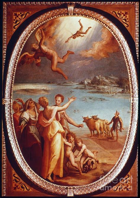 The Fall Of Icarus Painting Tommaso DAntonio Manzuoli Art Fine
