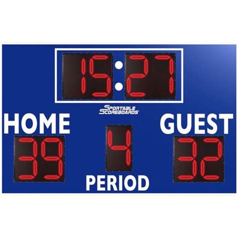 Varsity Scoreboards 3450 Soccer Multi Sport Scoreboard 8w X 6h
