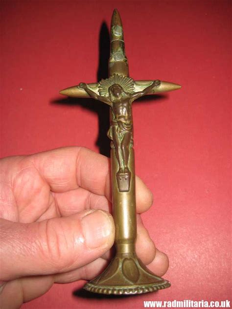 And Ww1 Original Trench Art Crucifix German Trench Art Welcome