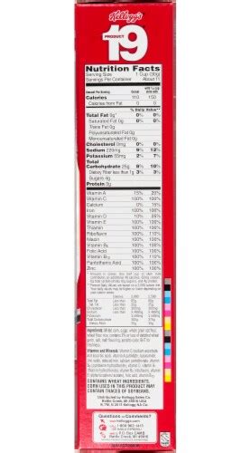 Kelloggs Product 19 Cereal 12 Oz Food 4 Less