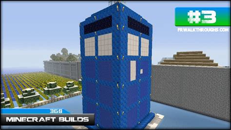 Minecraft Builds Doctor Who Tardis Xbox 360 Episode 3 Youtube
