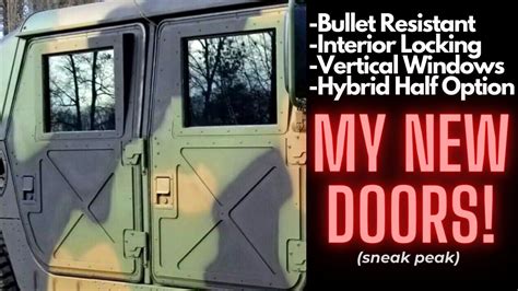 The Coolest Humvee X Doors Sneak Peak Youtube