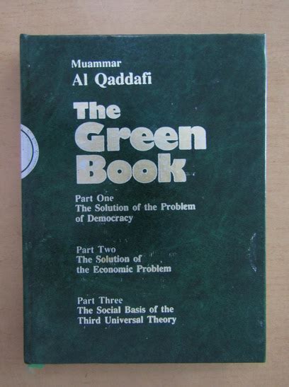 Muammar Al Qaddafi The Green Book Volumul 1 Cumpără