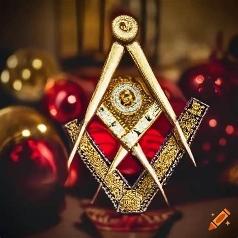 Merry Christmas Greeting With Freemason Symbolism On Craiyon