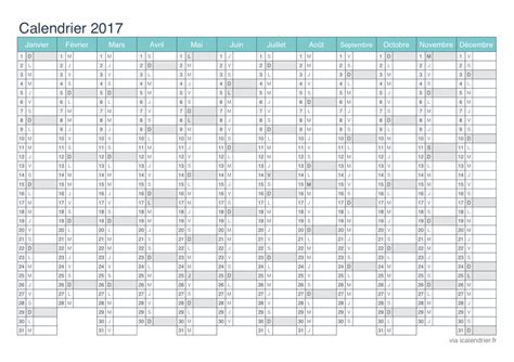 Calendrier Semaine 2017 Excel Young Planneur