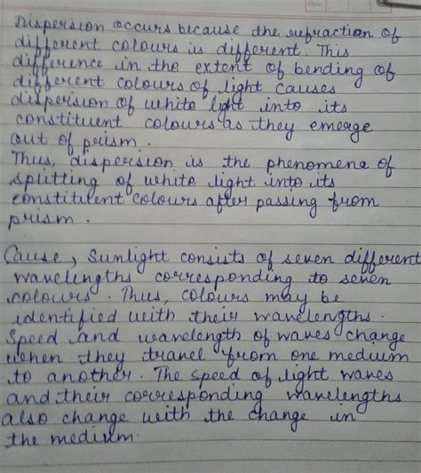 The scattering of white light across the entire spectrum of wavelengths. heya!!!!! 1)what is Dispersion of white light? state its ...
